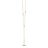Thumbnail Image 2 of Shy Creation Diamond Accent Cross Lariat Necklace 14K Yellow Gold 18" SC55026529