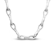 Thumbnail Image 2 of Italia D'Argento Semi-Solid Twist Link Necklace Sterling Silver 24"