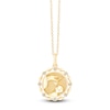 Thumbnail Image 1 of Children's Diamond Baptism Necklace 14K Yellow Gold 13"