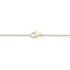 Thumbnail Image 3 of Children's Black Diamond Cross Necklace 1/10 ct tw 14K Yellow Gold 13"