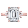 Thumbnail Image 3 of Emerald-Cut Created By Jared Studio Lab-Grown Diamond Engagement Ring 2-1/6 ct tw 14K Rose Gold