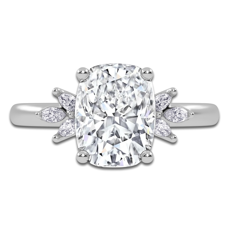Main Image 3 of Elongated Cushion-Cut Created By Jared Studio Lab-Grown Diamond Engagement Ring 2-1/6 ct tw 14K White Gold