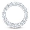 Thumbnail Image 2 of Certified Emerald-Cut Diamond Eternity Band 7-5/8 - 9-5/8 ct tw 14K White Gold