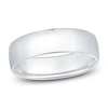 Thumbnail Image 1 of Men's Comfort-Fit Wedding Band 10K White Gold 6mm