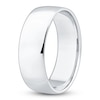 Thumbnail Image 2 of Men's Comfort-Fit Wedding Band 10K White Gold 7mm