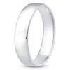Thumbnail Image 2 of Men's Comfort-Fit Wedding Band 10K White Gold 5mm