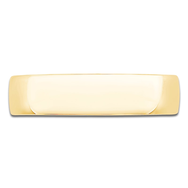 Main Image 3 of Men's Comfort-Fit Wedding Band 10K Yellow Gold 5mm