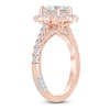 Thumbnail Image 2 of Pnina Tornai Princess-Cut Lab-Grown Diamond Halo Engagement Ring 1-3/4 ct tw 14K Rose Gold