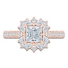 Thumbnail Image 3 of Pnina Tornai Princess-Cut Lab-Grown Diamond Halo Engagement Ring 1-3/4 ct tw 14K Rose Gold