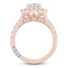 Thumbnail Image 4 of Pnina Tornai Princess-Cut Lab-Grown Diamond Halo Engagement Ring 1-3/4 ct tw 14K Rose Gold
