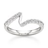 Thumbnail Image 1 of J'Lure Lab-Grown Diamond Contour Wedding Band 1/2 ct tw 18K White Gold
