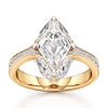 Thumbnail Image 1 of J'Lure Lozenge Step-Cut Lab-Grown Diamond Engagement Ring 3-1/4 ct tw 18K Yellow Gold