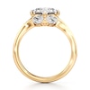 Thumbnail Image 2 of J'Lure Lozenge Step-Cut Lab-Grown Diamond Engagement Ring 3-1/4 ct tw 18K Yellow Gold