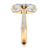 Thumbnail Image 3 of J'Lure Lozenge Step-Cut Lab-Grown Diamond Engagement Ring 3-1/4 ct tw 18K Yellow Gold