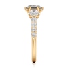 Thumbnail Image 3 of J'Lure Hexagon Step-Cut Lab-Grown Diamond Engagement Ring 1-7/8 ct tw 18K Yellow Gold
