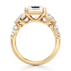Thumbnail Image 2 of J'Lure Carre Step-Cut Lab-Grown Diamond Engagement Ring 4-3/4 ct tw 18K Yellow Gold