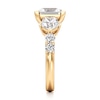 Thumbnail Image 3 of J'Lure Carre Step-Cut Lab-Grown Diamond Engagement Ring 4-3/4 ct tw 18K Yellow Gold