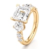 Thumbnail Image 4 of J'Lure Carre Step-Cut Lab-Grown Diamond Engagement Ring 4-3/4 ct tw 18K Yellow Gold