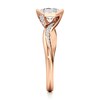 Thumbnail Image 3 of J'Lure Hexagon Brilliant-Cut Lab-Grown Diamond Bypass Engagement Ring 1-1/6 ct tw 18K Rose Gold