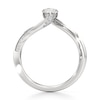 Thumbnail Image 2 of J'Lure Moval Old-Cut Lab-Grown Diamond Bypass Engagement Ring 1-1/6 ct tw 18K White Gold