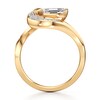Thumbnail Image 2 of J'Lure Leaf Step-Cut Lab-Grown Diamond Engagement Ring 1 ct tw 18K Yellow Gold
