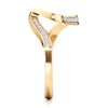 Thumbnail Image 3 of J'Lure Lab-Grown Diamond Contour Wedding Band 1/6 ct tw 18K Yellow Gold