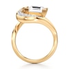 Thumbnail Image 2 of J'Lure Carre Step-Cut Lab-Grown Diamond Engagement Ring 3 ct tw 18K Yellow Gold