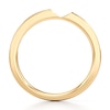Thumbnail Image 2 of J'Lure Baguette-Cut Lab-Grown Diamond Contour Wedding Band 3/8 ct tw 18K Yellow Gold