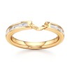 Thumbnail Image 1 of J'Lure Baguette-Cut Lab-Grown Diamond Contour Wedding Band 1/3 ct tw 18K Yellow Gold