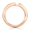 Thumbnail Image 2 of J'Lure Baguette-Cut Lab-Grown Diamond Contour Wedding Band 3/8 ct tw 18K Rose Gold