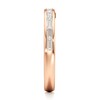 Thumbnail Image 3 of J'Lure Baguette-Cut Lab-Grown Diamond Contour Wedding Band 3/8 ct tw 18K Rose Gold