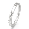 Thumbnail Image 4 of J'Lure Contour Wedding Band 18K White Gold