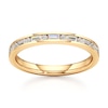 Thumbnail Image 1 of J'Lure Baguette & Round-Cut Lab-Grown Diamond Wedding Band 1/3 ct tw 18K Yellow Gold