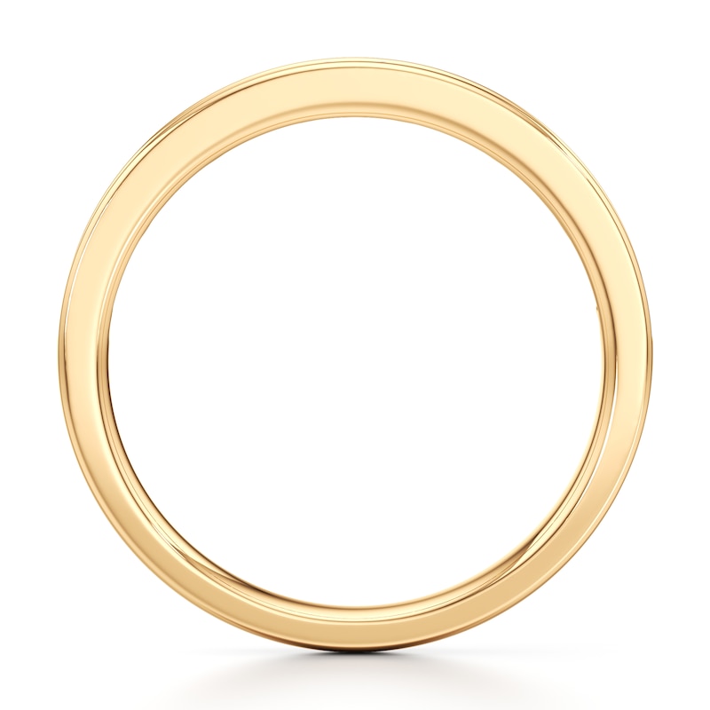 Main Image 2 of J'Lure Baguette & Round-Cut Lab-Grown Diamond Wedding Band 1/3 ct tw 18K Yellow Gold