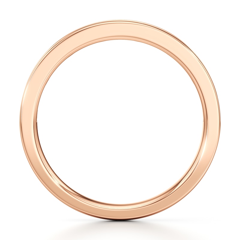 Main Image 2 of J'Lure Baguette & Round-Cut Lab-Grown Diamond Wedding Band 3/8 ct tw 18K Rose Gold