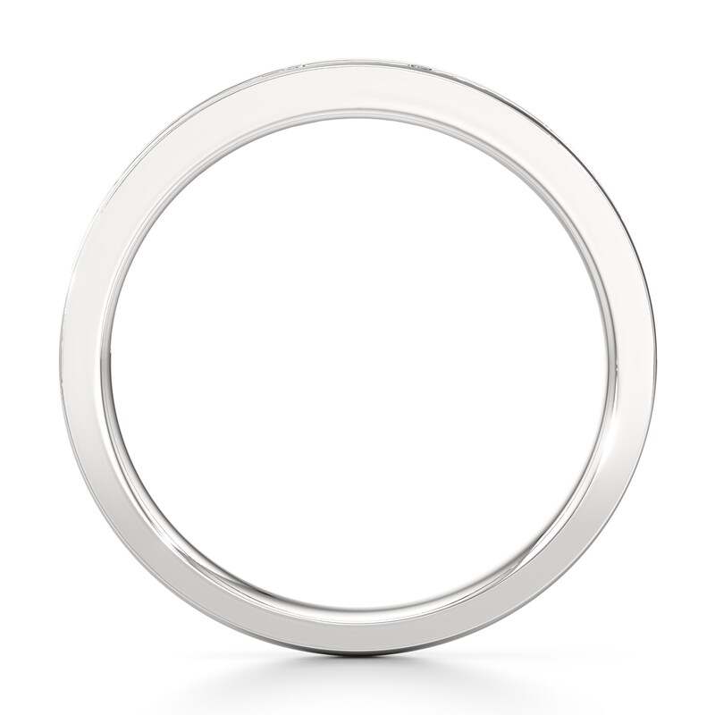 Main Image 2 of J'Lure Baguette & Round-Cut Lab-Grown Diamond Wedding Band 3/8 ct tw 18K White Gold
