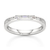 Thumbnail Image 1 of J'Lure Baguette & Round-Cut Lab-Grown Diamond Wedding Band 3/8 ct tw 18K White Gold