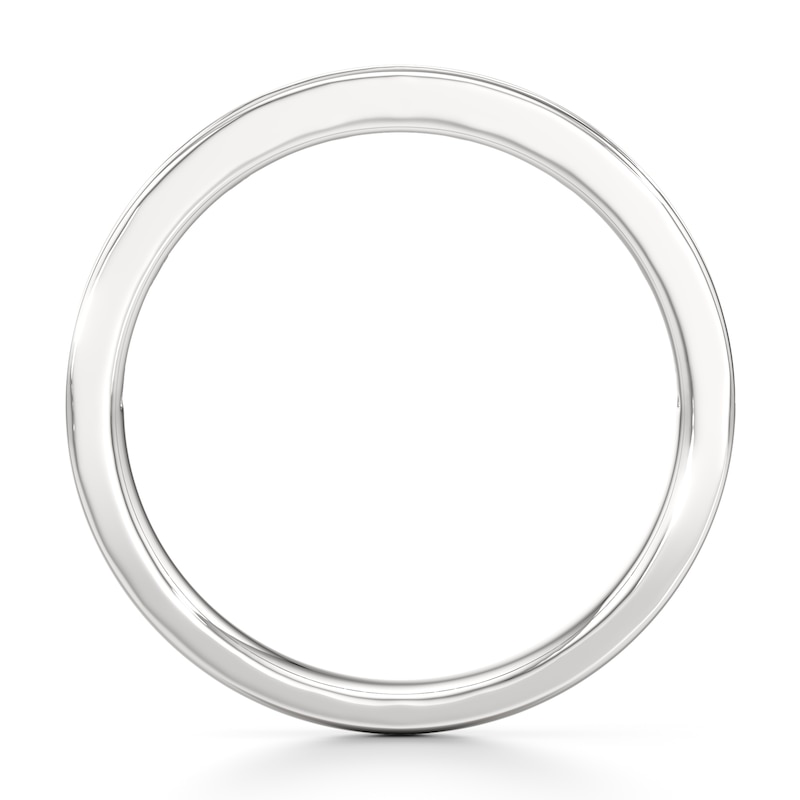 Main Image 2 of J'Lure Baguette & Round-Cut Lab-Grown Diamond Wedding Band 3/8 ct tw 18K White Gold