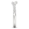 Thumbnail Image 3 of J'Lure Lab-Grown Diamond Contour Wedding Band 1/4 ct tw 18K White Gold