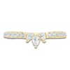 Thumbnail Image 3 of Pnina Tornai Pear-Shaped & Round-Cut Diamond Contour Anniversary Ring 3/8 ct tw 14K Yellow Gold
