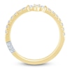 Thumbnail Image 4 of Pnina Tornai Pear-Shaped & Round-Cut Diamond Contour Anniversary Ring 3/8 ct tw 14K Yellow Gold