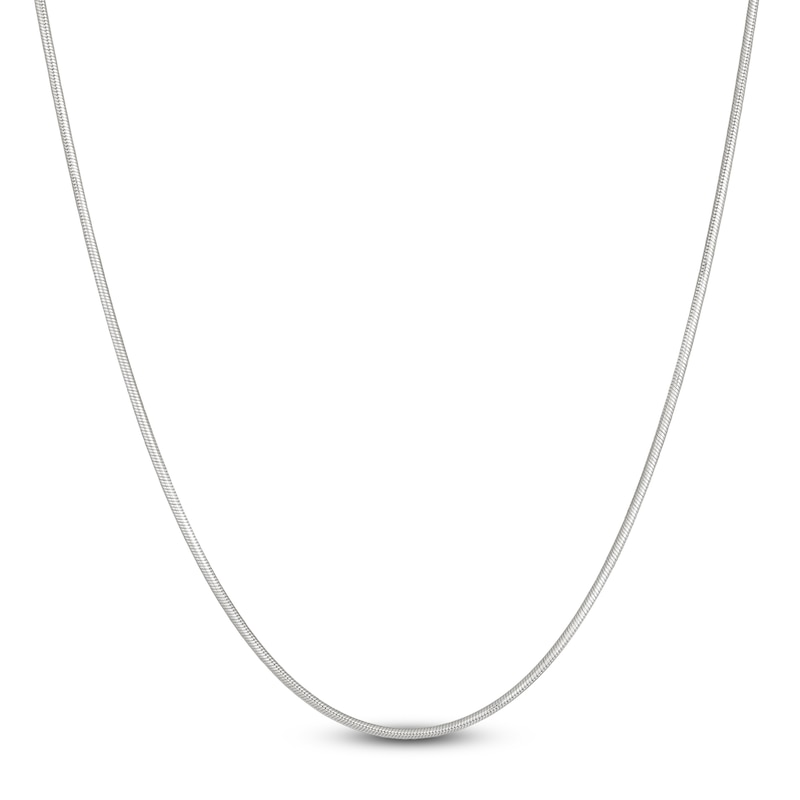 Main Image 2 of Snake Chain Necklace 1.6 mm Solid Sterling Silver 18"