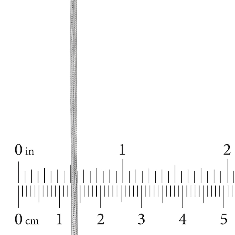 Main Image 4 of Snake Chain Necklace 1.6 mm Solid Sterling Silver 18"