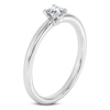 Thumbnail Image 2 of Certified Princess-Cut Diamond Solitaire Engagement Ring 1/2 ct tw Platinum (VS2/F)
