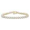 Thumbnail Image 1 of Brilliant Moments Diamond Tennis Bracelet 8 ct tw 14K Yellow Gold 7.25"