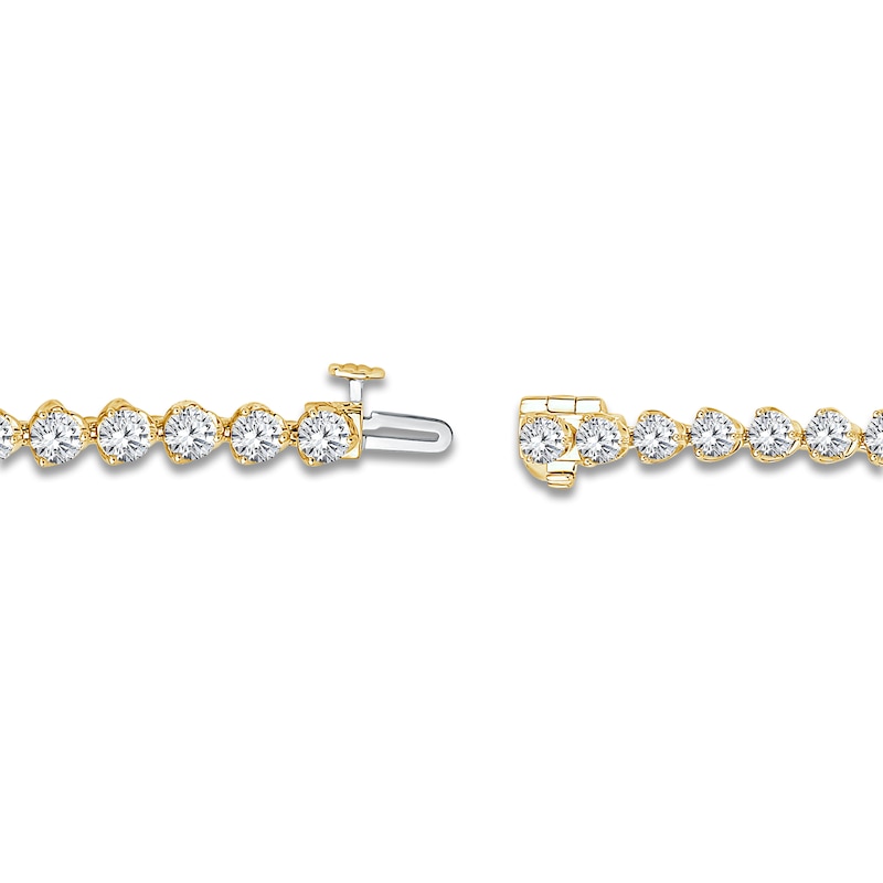 Main Image 4 of Brilliant Moments Diamond Tennis Bracelet 8 ct tw 14K Yellow Gold 7.25"