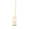 Thumbnail Image 2 of Diamond Clover Necklace 3/8 ct tw 10K Yellow Gold 18"