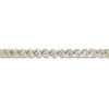Thumbnail Image 2 of Oval-Cut Lab-Grown Diamond Tennis Bracelet 5 ct tw 14K Yellow Gold 7"