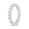 Thumbnail Image 2 of Cushion-Cut Lab-Grown Diamond Eternity Band 3-1/4 - 4 ct tw Platinum
