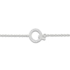 Thumbnail Image 2 of Diamond Initial Q Bracelet 1/15 ct tw 10K White Gold 7.5"
